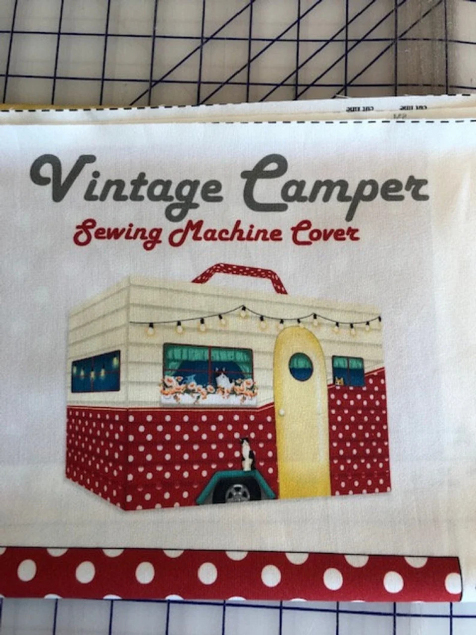 Vintage Camper Sewing Machine Cover