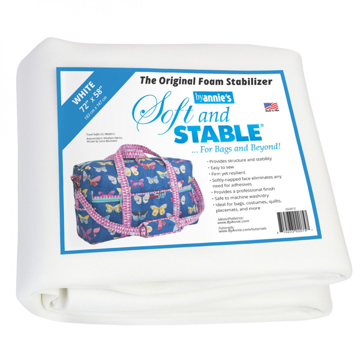 Annie's Soft and Stable Polyester Foam Stabilizer (72 x 58) : Sewing  Parts Online