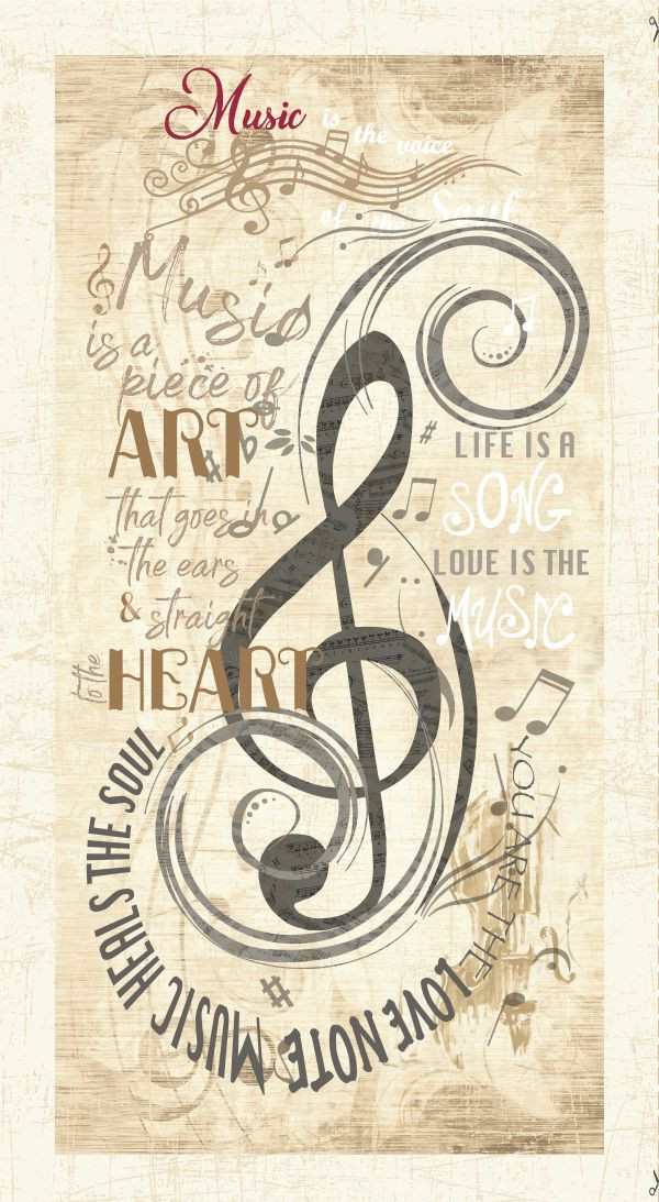 Music Notes Panel 24