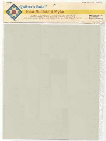 Heat Resistant Mylar Template Sheet 5 count The Iowa Quilt Block