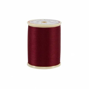 50 wt. 3-ply polyester thread. Designed for bobbin thread, quilting, and sewing. So Fine! is a lint-free, matte-finish, smooth 50 wt. 3 filament polyester thread. Due to its fine nature, So Fine! is an excellent blending thread and loved by both longarm and home machine quilters. So Fine! also makes a wonderful bobbin thread.