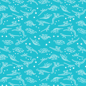 Mini Dino Skeletons Turquoise Mini Dino Skeletons Turquoise