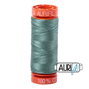 Aurifil Cotton Mako Thread 50wt 200m Juniper - 2850 Aurifil Cotton Mako Thread 50wt 200m Juniper - 2850