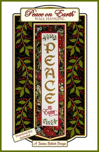 Peace on Earth Embroidery Wall Hanging Peace on Earth Embroidery Wall Hanging