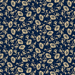 Starfall Moon Flower Navy Starfall Moon Flower Navy