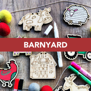 Barnyard Craft Kit - DIY Garland Barnyard Craft Kit - DIY Garland
