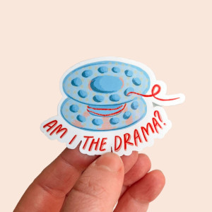 Am I the Drama Vinyl Sticker Am I the Drama Vinyl Sticker