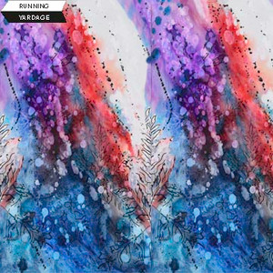 Pepita Denim - Snowstorm Swirl Pepita Denim - Snowstorm Swirl