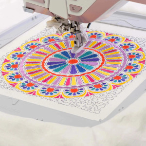 HUSQVARNA® VIKING® Mega Quilter's Embroidery Hoop 260 mm x 260 mm HUSQVARNA® VIKING® Mega Quilter's Embroidery Hoop 260 mm x 260 mm