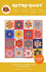 Retro Daisy Quilt Pattern Retro Daisy Quilt Pattern