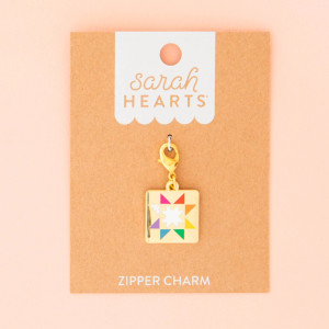 Quilt Star Zipper Charm Quilt Star Zipper Charm