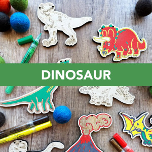 Dinosaur Craft Kit - DIY Garland Dinosaur Craft Kit - DIY Garland