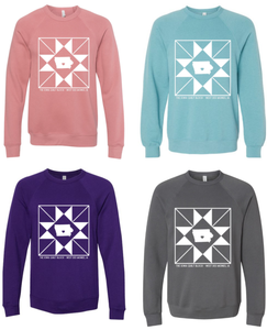 Iowa Quilt Block Logo Sweatshirt *Preorder*