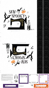Mr. Bones Sews - Spooky Tote 23" x 42" Mr. Bones Sews - Spooky Tote 23" x 42"