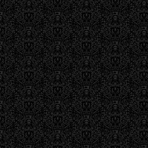 Mr. Bones Sews - Damask Black