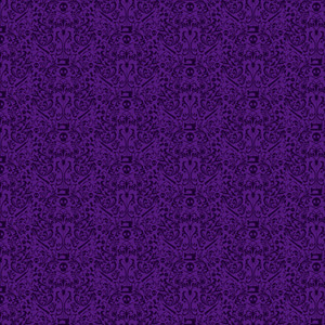 Mr. Bones Sews - Damask Purple