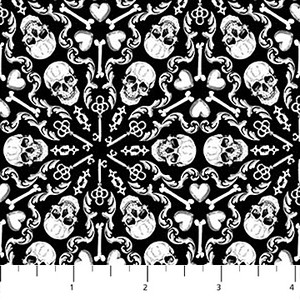 Till Death Do us Part Skeleton Keys Black