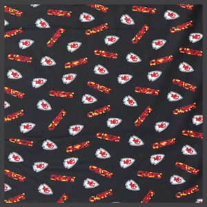 Kansas City Chiefs Camo Logo Black
