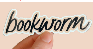 Bookworm Vinyl Sticker Bookworm Vinyl Sticker