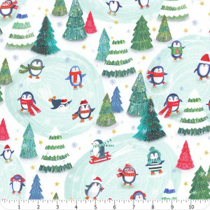 Winter Waddles Ice Skating Penguin Allver