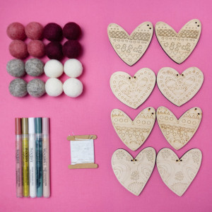 Heart Craft Kit - DIY Garland