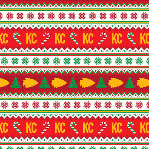 Kansas City Chiefs KC Sweater Print