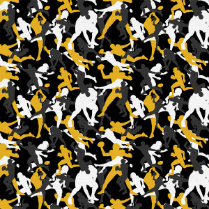 Football Camo Black and Gold Football Camo Black and Gold