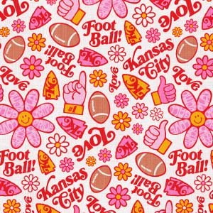 Retro Kansas City Chiefs - Pink/Gold