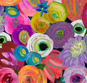 Blooming Bouquet Watercolor Floral - Multi