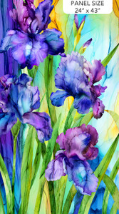 Infatuation - Purple Multi Iris 24" x 43"