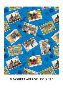 Harry Potter Postcards Royal Blue