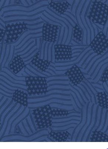 Founding Glory - Tonal Flags - Navy 108"