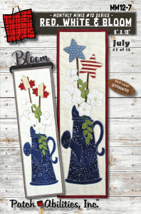 Red, White and Bloom Pattern