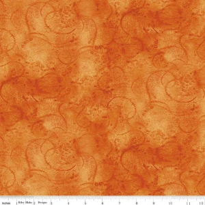 Painter's Watercolor Swirl Orange