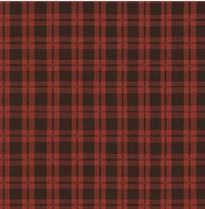 Christmas Tails Plaid - Red