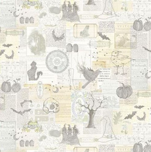 Witch's Tale Collage - Light Cream