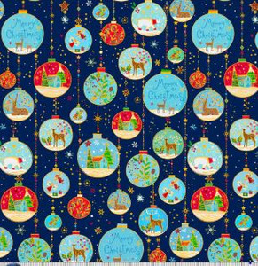 Turnowsky Treasures Bright Blue Baubles - Dark Blue