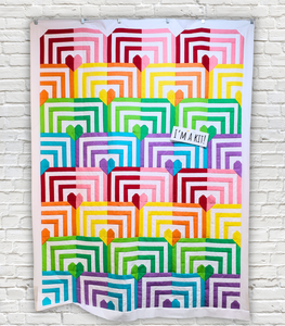 In My Heart Kit: 52" x 68" - Includes Binding