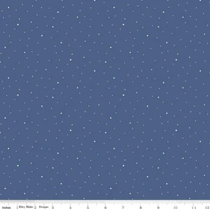 Dapple Dot Denim - 108" Wide Back