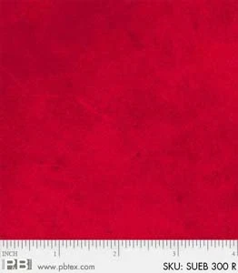 Suede - Bright Red