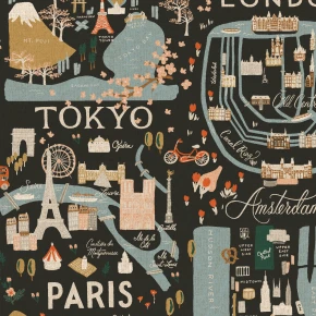 Bon Voyage City Guide  Black Canvas