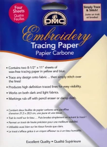 Embroidery Tranfer Paper 4 sheets