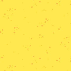 Ditsy Floral Lemon Yellow