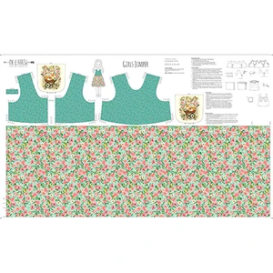 Flora and the Fox Girls Jumper Panel