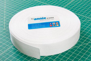 White Polypro Strapping 1.5"wide White Polypro Strapping 1.5"wide