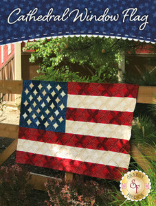Cathedral Window Flag Quilt