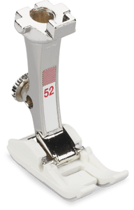 For all utility and decorative stitches
Non-stick coating on the sole ensures it slides smoothly
For plastic, vinyl, leather, etc.
For 5.5 mm and 9 mm machines For all utility and decorative stitches
Non-stick coating on the sole ensures it slides smoothly
For plastic, vinyl, leather, etc.
For 5.5 mm and 9 mm machines
