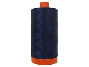 Aurifil Cotton Mako Thread 50wt 1300m Dark Blue 2745
