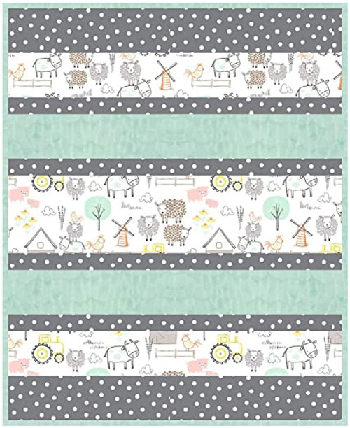 Shannon Fabrics Hay There Cuddle Quilt Kit Shannon Fabrics Hay There Cuddle Quilt Kit