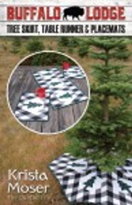 Buffalo Lodge Tree Skirt, Table Runner, and Placemats Pattern Buffalo Lodge Tree Skirt, Table Runner, and Placemats Pattern
